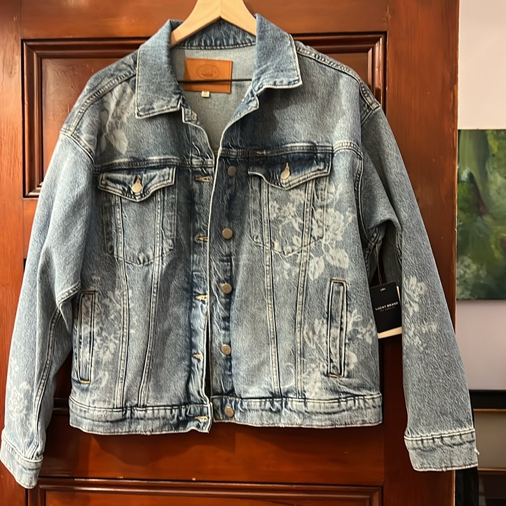 Laura Ashley x Lucky Brand Floral Denim Jacket